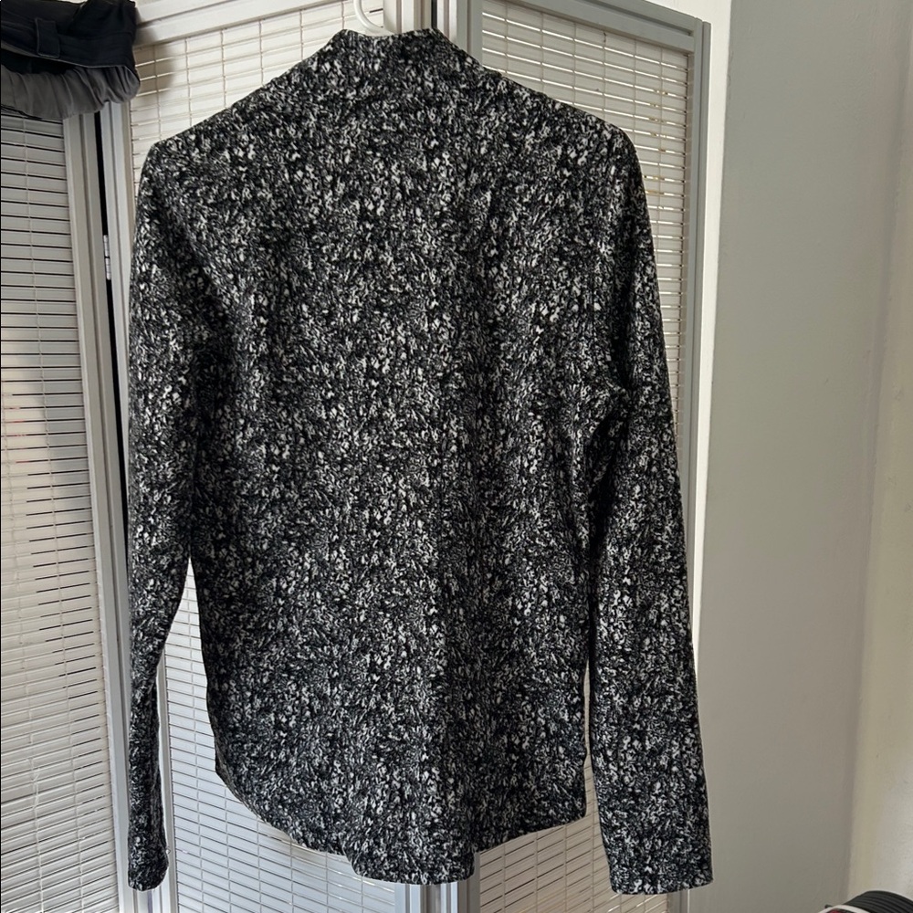 Spyder Black And White Patterned Pullover - image 6